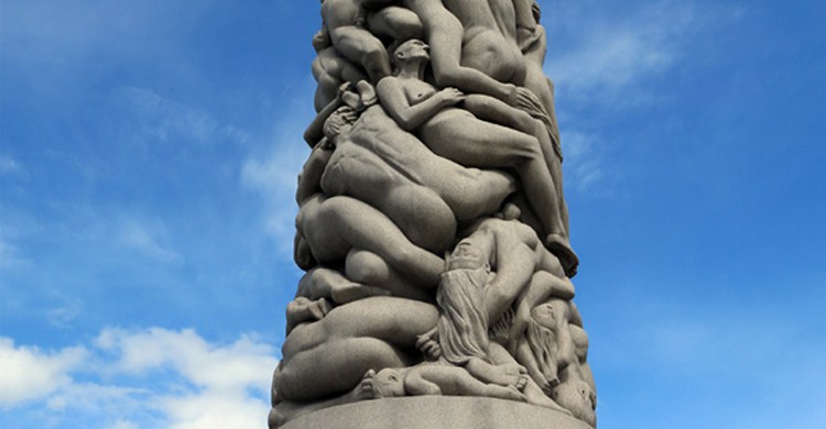 Orgie au Parc Frogner, Oslo, Norvège