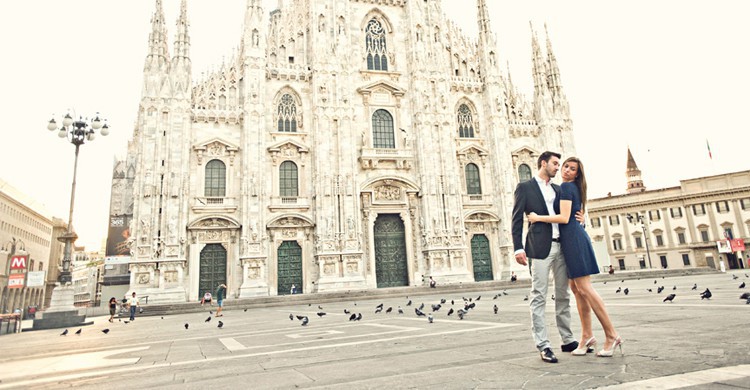 Couple franco Italien