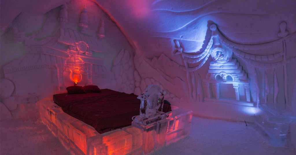 Direction le Canada à présent pour dormir dans un véritable hôtel de glace !