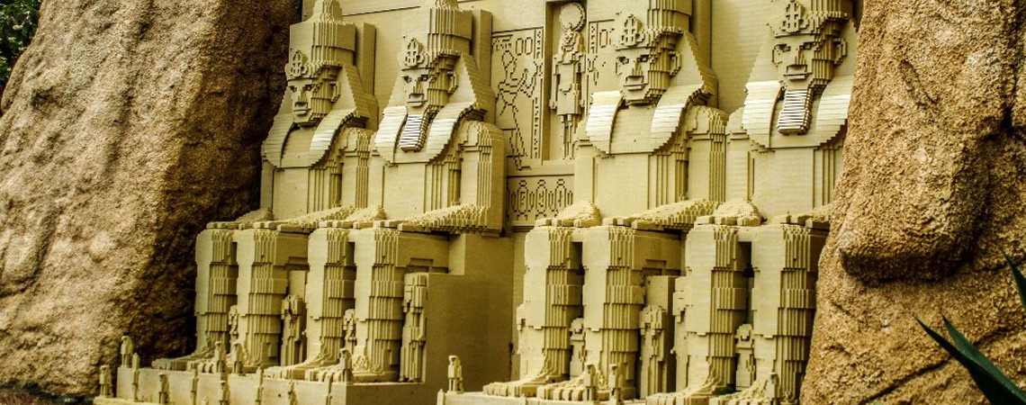 Abou simbel en Lego