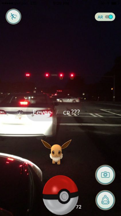 Pokémon sur le tableau de bord - Eevee