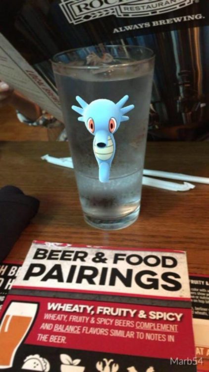 Pokémon dans un verre d'eau - Marb54