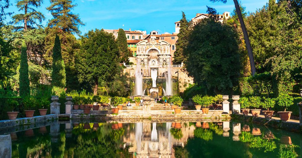 La Villa d'Este en Italie