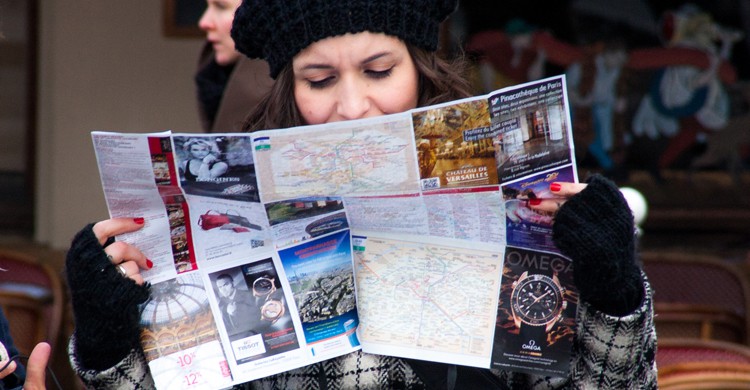 Touriste perdue (Flickr)