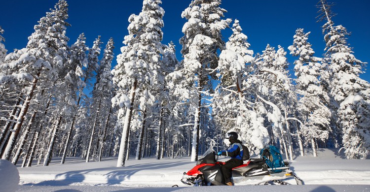 Balade en motoneige