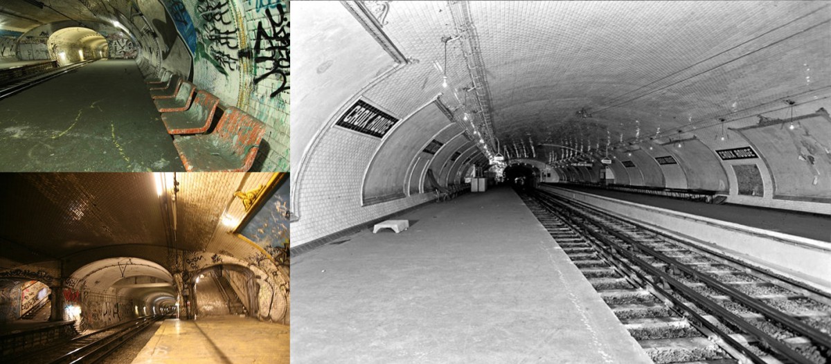 Stations désaffectées du métro parisien