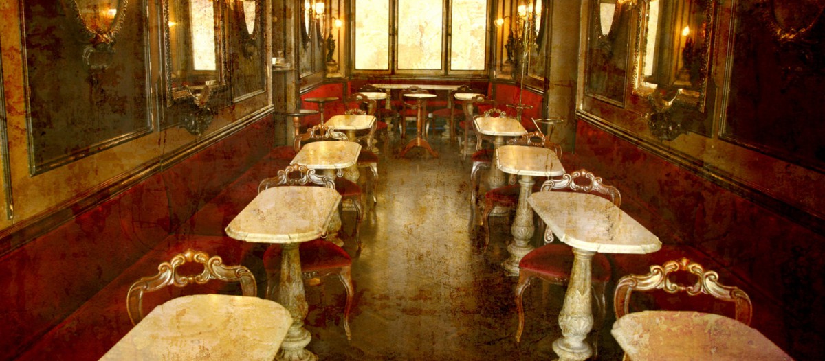 Le Caffé Florian, magnifique à l'intérieur comme à l'extérieur !