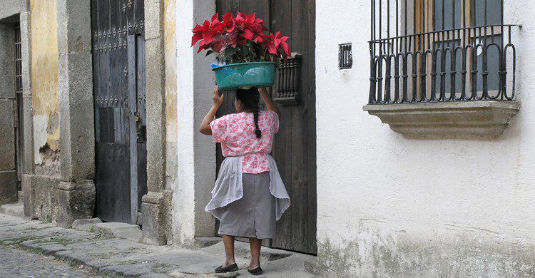 Femme avec des fleurs (Istock)