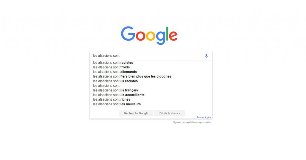 Les alsaciens (Screenshot Google )