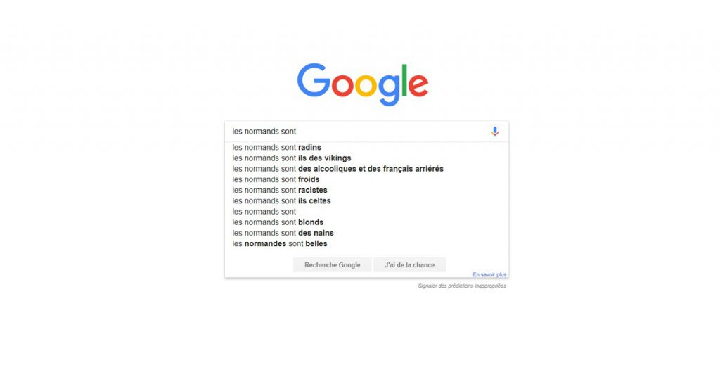 Les normands (Screenshot Google)