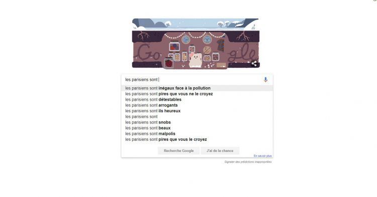 Les parisiens (Screenshot Google)