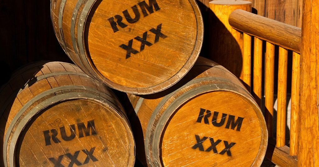 9. Et un tonneau de rhum, un !