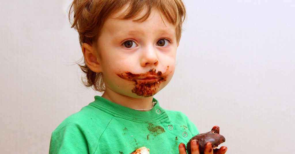 8. Pas de chocolat dans les transports publics