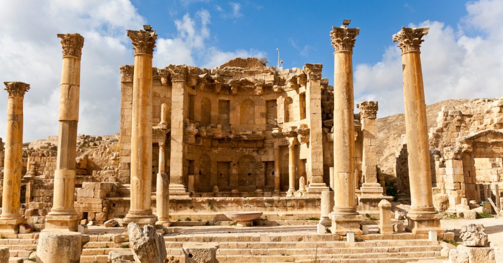4. La cité archéologique de Jérash, en Jordanie
