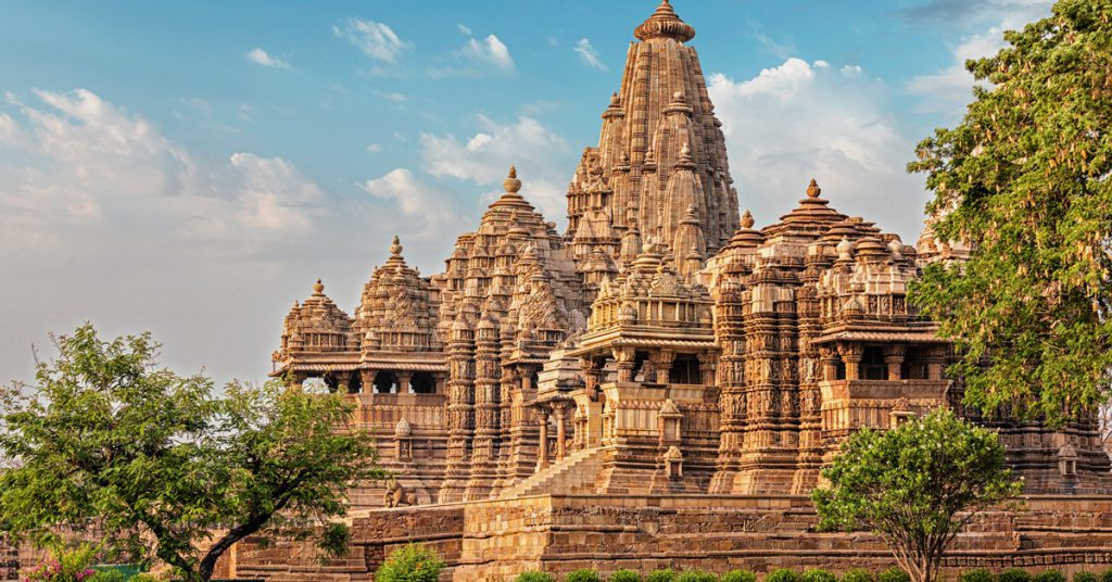 5. Les temples de Khajuraho, en Inde