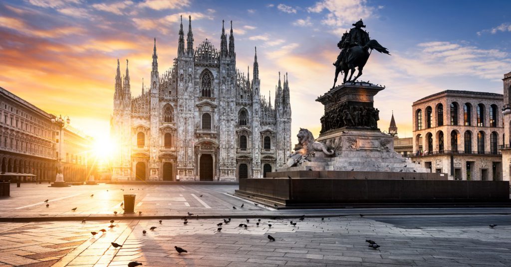 9. Le dôme de Milan, à Milan en Italie