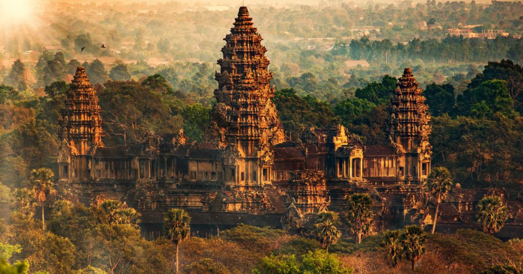 3. Le temple Angkor Wat, au Cambodge