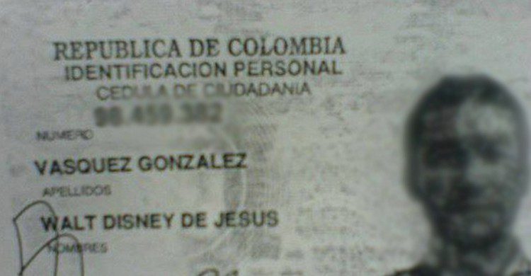 Walt Disney de Jesus, Colombie