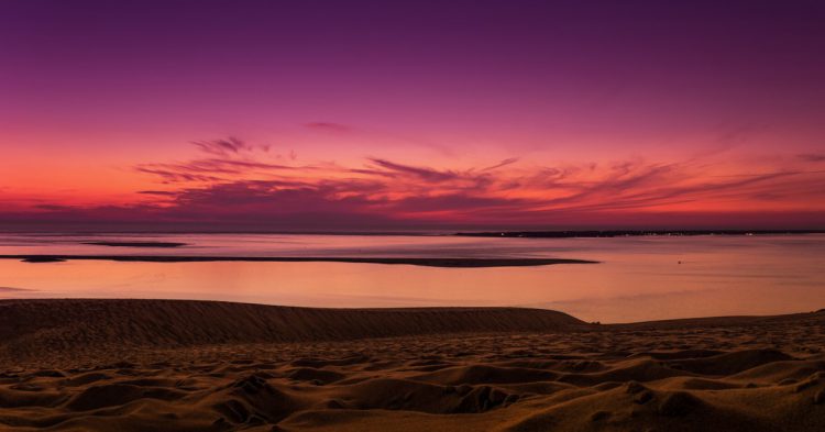 Coucher de Soleil sur la Dune du Pilat, Arcachon (istock)