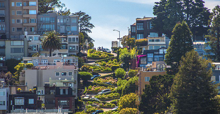 Vue sur Lombard Street (Istock)