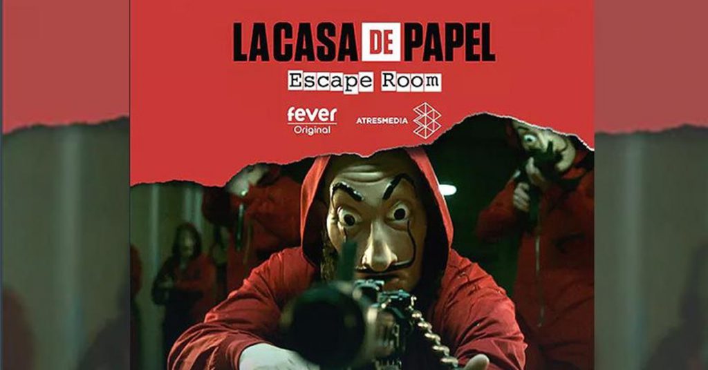 Sigue leyendo L&rsquo;escape room de La Casa de Papel arrive enfin ! Vous avez 75 min pour vous échapper avec l&rsquo;argent