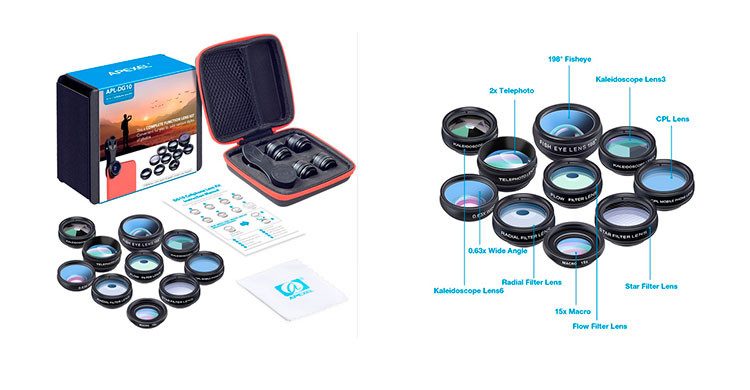 APEXEL 10in1 téléphone camera (Aliexpress.com)