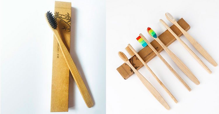 La brosse à dents en bambou (Aliexpress.fr)
